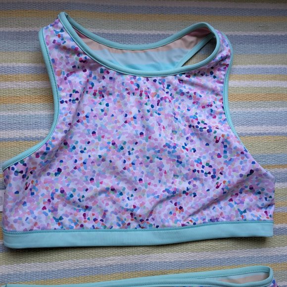 ⭐ NWOT Eddie Bauer Reversible sporty bikini XL 14/16 - Picture 7 of 12